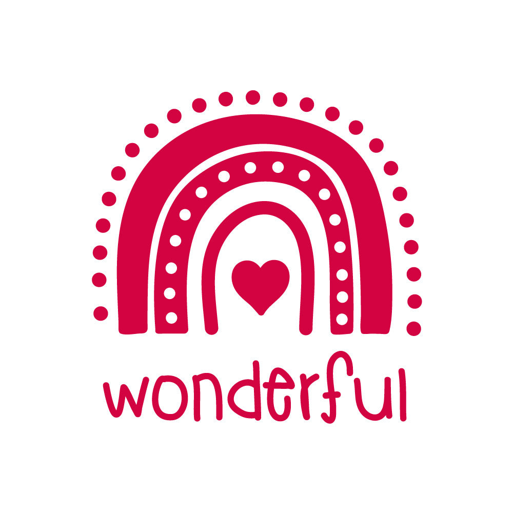 Wonderful (Rainbow) - Positivity & Wellbeing Merit Stamp
