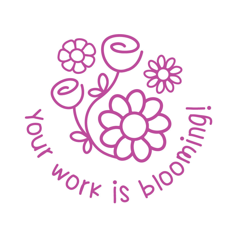 Your Work Is Blooming! - Positivity & Wellbeing Merit Stamp