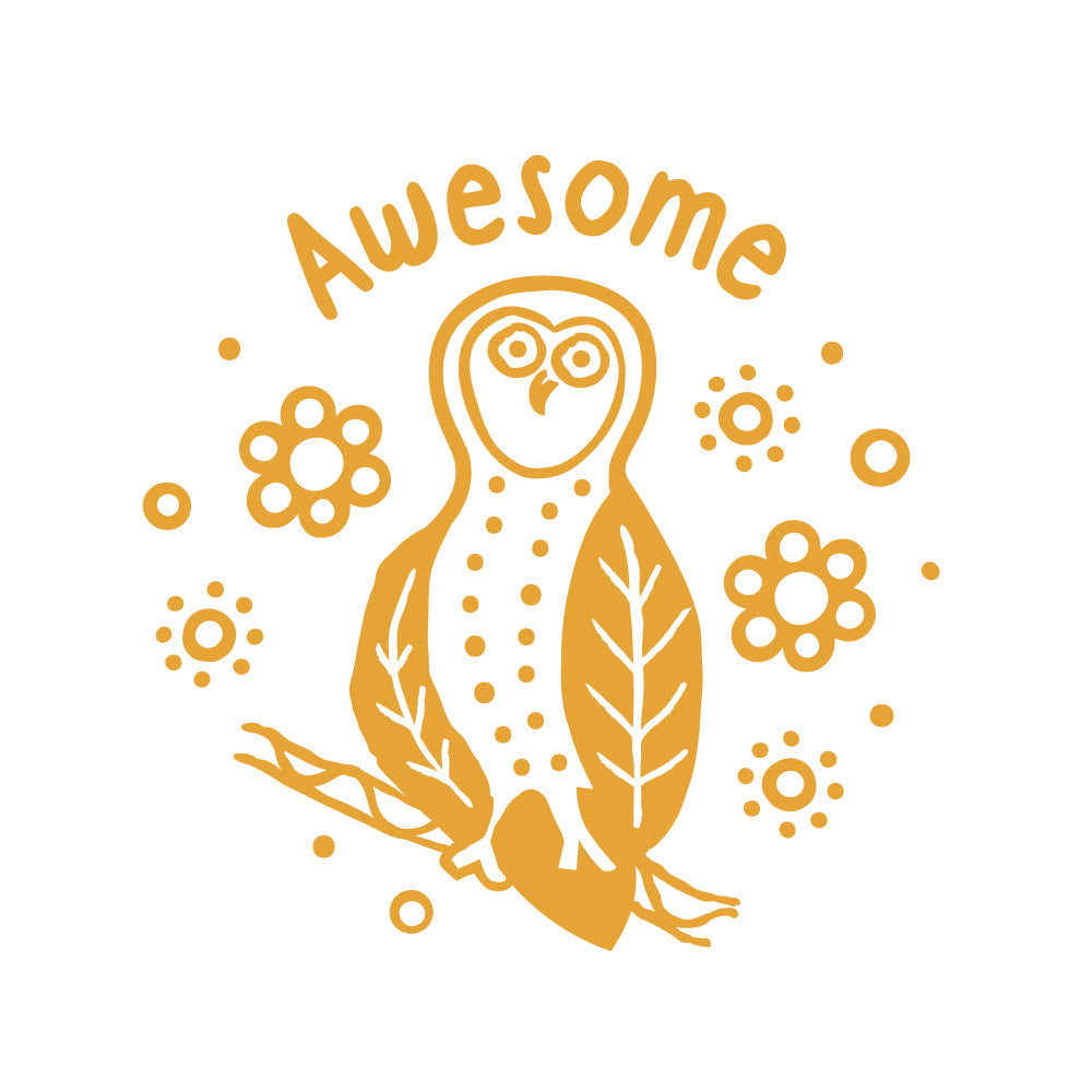 Wonderlands: Owl - Merit Stamp