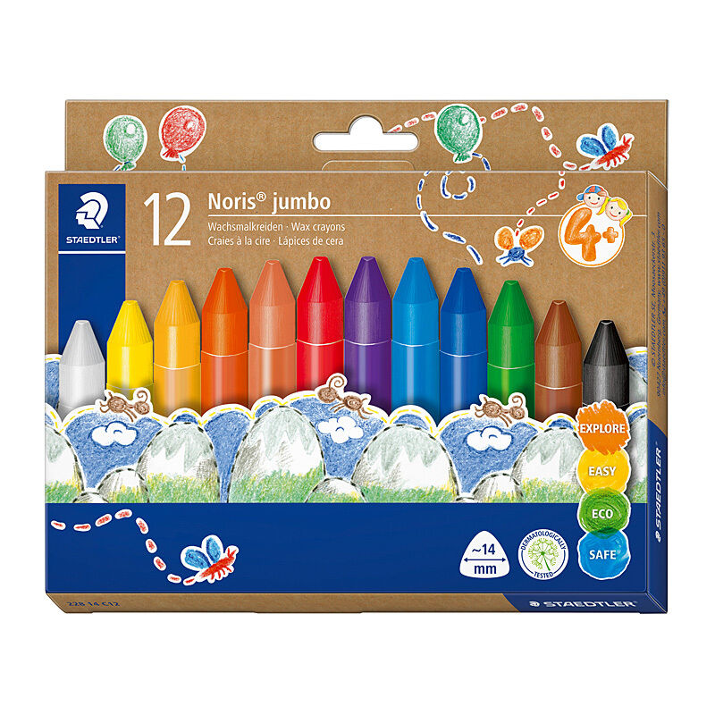 Staedtler Tri Jumbo Crayons - Box of 12