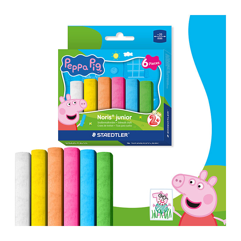 Staedtler Peppa Pig SW Chalk - Pack of 6 (Box of 10)