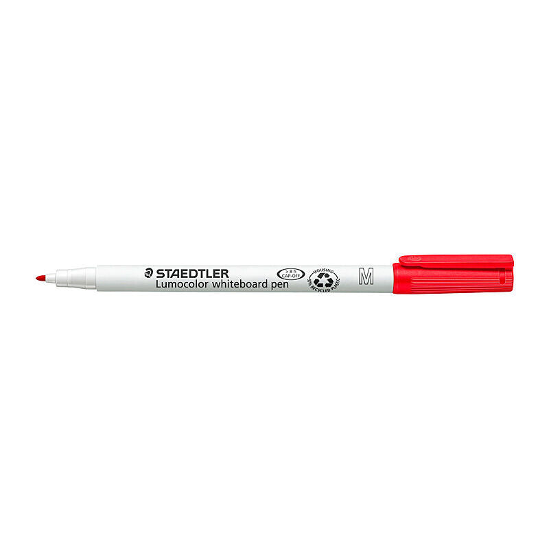 Staedtler Lumocolor Whiteboard Pen - Red (Box of 10)