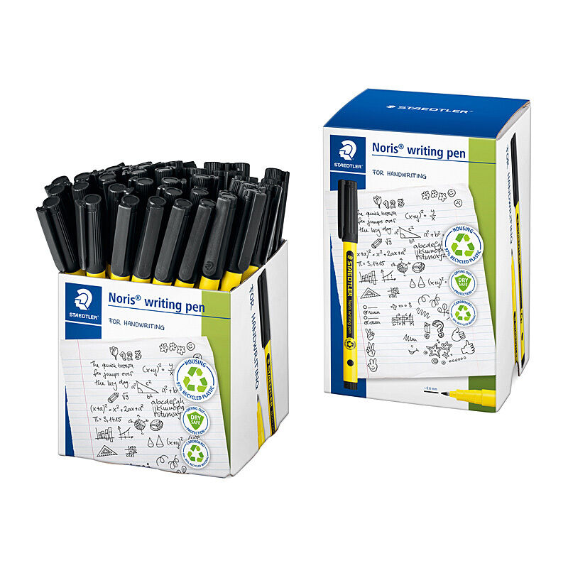 Staedtler Nor Writing Pen Black Box of 50