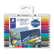 Staedtler Doub Fabric Pen Assorted Box of 12