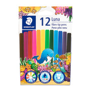 Staedtler Luna Felt Tip Assorted - Box of 12
