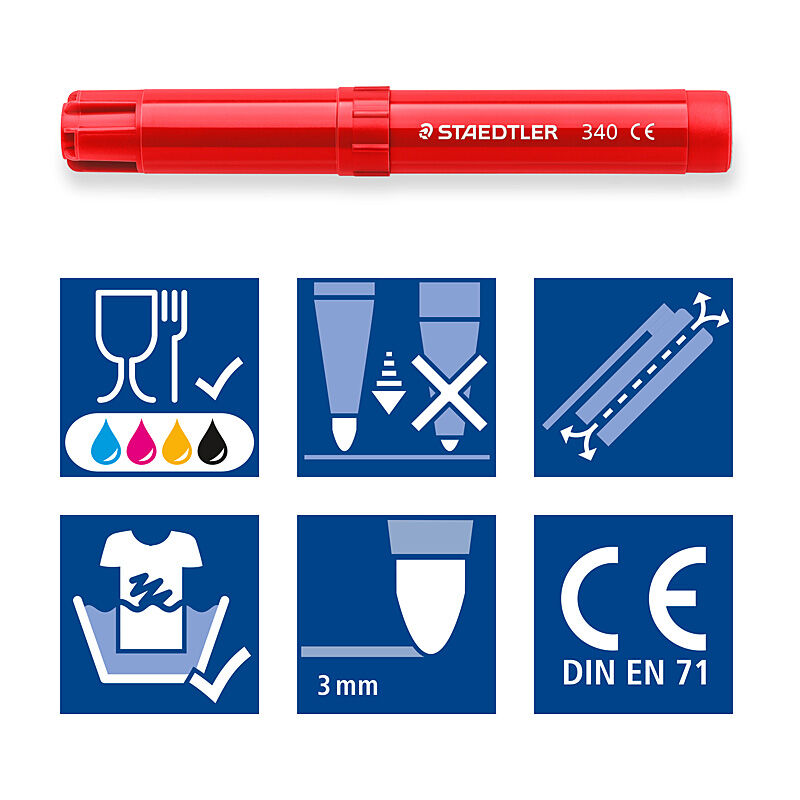 Staedtler Noris Jumbo Color Mrk - Pack of 12