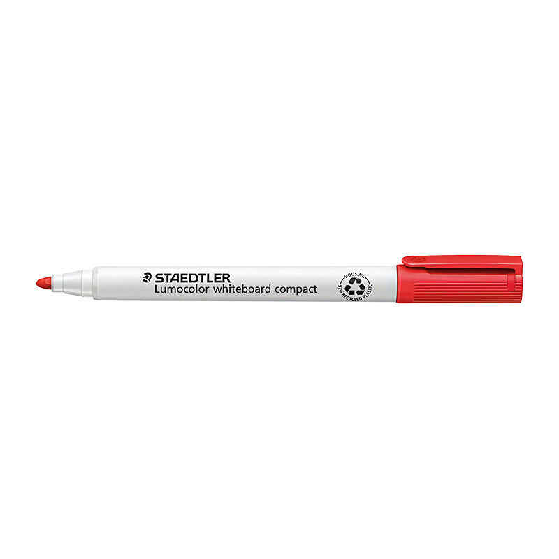 Staedtler Lumocolor Whiteboard Compatible Ballpoint - Red (Box of 10)