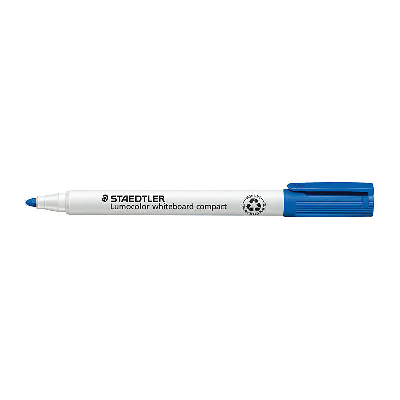 Staedtler Compact Whiteboard Marker - Blue (Box of 10)