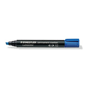 Staedtler Permanent Mrk Chisel Blue Box of 10