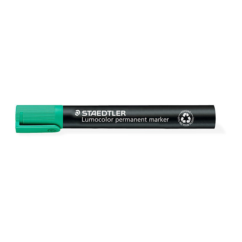 Staedtler Lumo PermMarkr Blt Green Box of 10