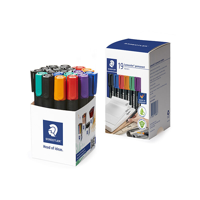 Staedtler PermMk 352 Bul Assorted Box of 19