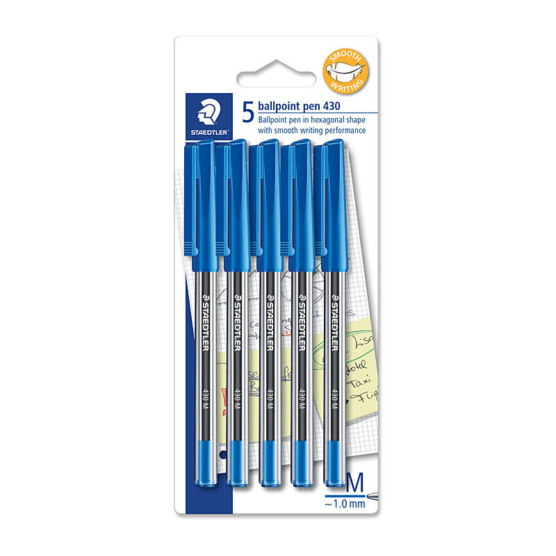 Staedtler BP 430 M Blue Card5 Box of 10