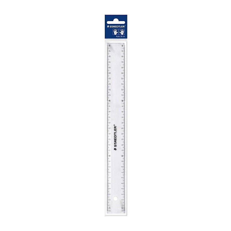 Staedtler Ruler 30cm Transp Box of 20