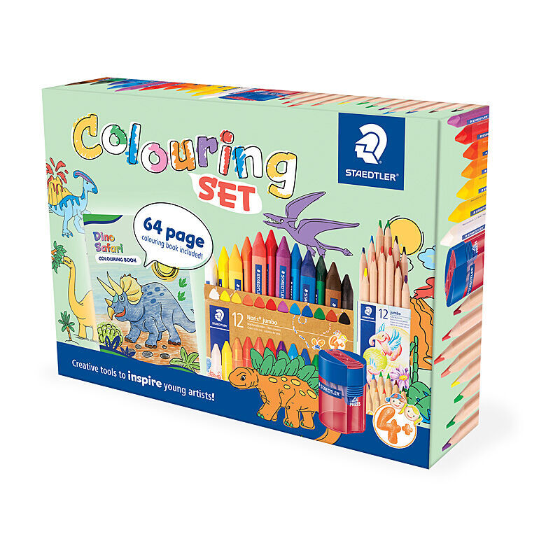 Staedtler Dino Safari Lg Color Set 4+