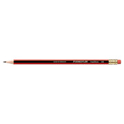 Staedtler Tradition Lead Pencil - 112: HB with Rubber Tip (Box of 12)