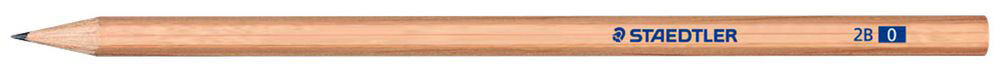 Staedtler Lead Pencil - Natural Graphite 130: 2B (Single)
