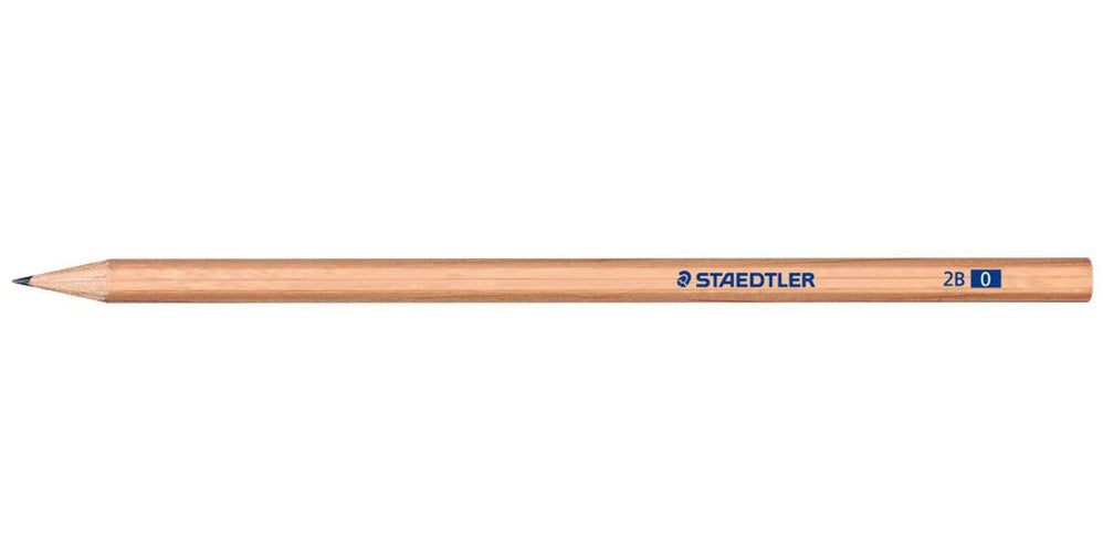 Staedtler Lead Pencil - Natural Graphite 130: 2B (Single)