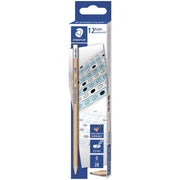 Staedtler Exam Eraser Tip Graphite Pencils: 2B - 12 Pack