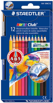Staedtler Noris Pencils - Coloured Aquarell (Pack of 12)