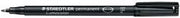 Staedtler Marker Pen - Lumocolor Permanent 318 0.6mm: F Black (Single)
