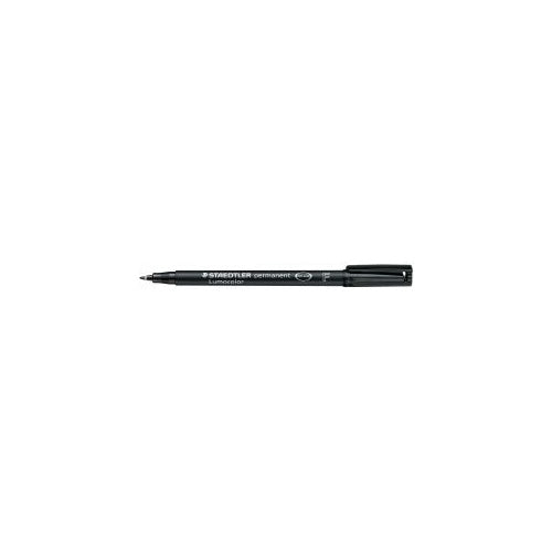 Staedtler Marker Pen - Lumocolor Permanent 318 0.6mm: F Black (Single)