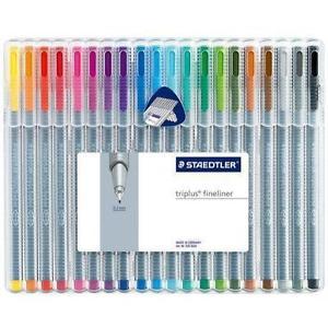 Staedtler Triplus Fineliner Pen - Pack of 20