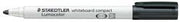 Staedtler Whiteboard Marker - 341: Compact Black (Box of 10)