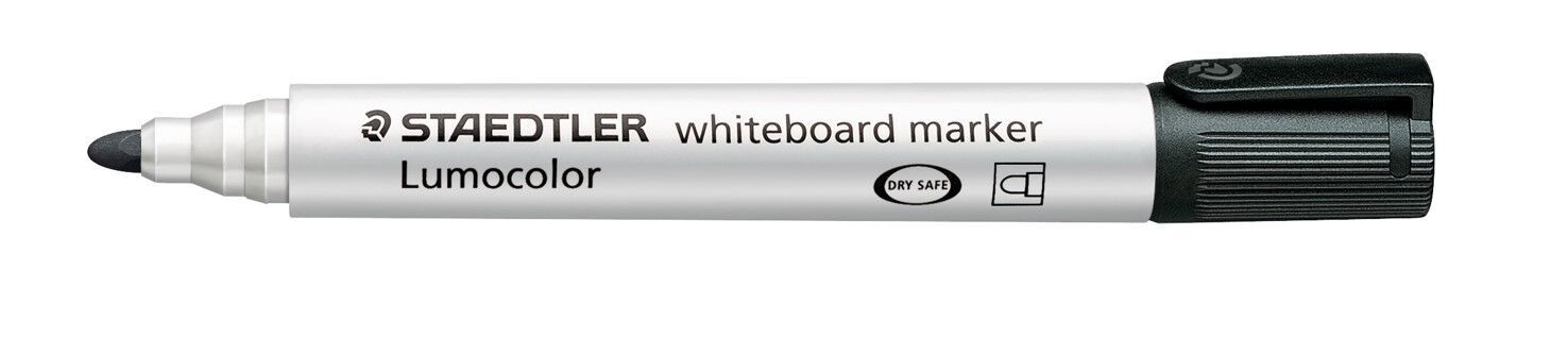 Staedtler Whiteboard Marker Lumocolor 351 - 2mm Bullet: Black (Single)