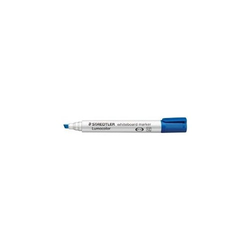 Staedtler Whiteboard Marker - Lumocolor 351B: Chisel Tip (Box of 10) - Blue