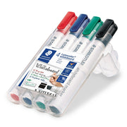 Staedtler Whiteboard Marker - Chisel Point Assorted (Wallet of 4)