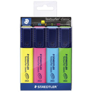 Highlighter Staedtler Textsurfer Wallet of 4