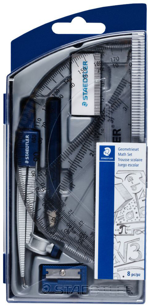 Staedtler Maths Set 550 - Noris Club (8 Pieces)