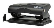 Stat Hole Punch - Small 2-Hole (10 Sheets): Plastic Black