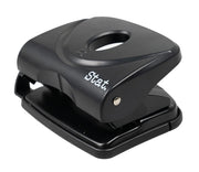 Stat Hole Punch - Large 2-Hole (30 Sheets): Plastic Black