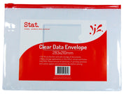 Stat Data File Envelope - 283x210mm Transparent