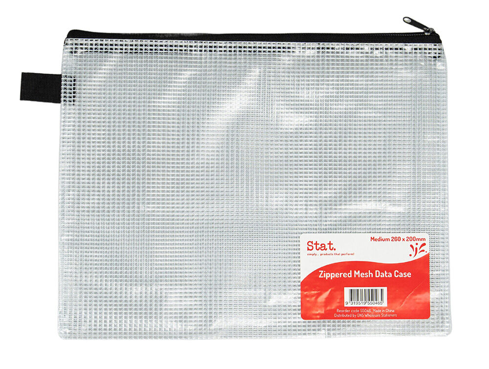 Stat Data Handy Case - Mesh Zip (260x200mm): Medium