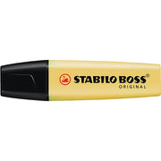 Stabilo Boss Highlighters - Pastel: Milky Yellow (Box of 10)