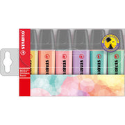 Stabilo Boss Highlighters - Pastel: Assorted (Pack of 6)