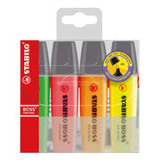 Stabilo Boss Highlighters - Assorted: Pack of 4