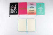 Stylex Notebook - PU Cover Fashion (A5): Assorted 192 Pages (Pack of 4)