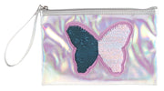 Stylex Flat Pencil Case (197x127) - Time to Shine: Glitter Silver