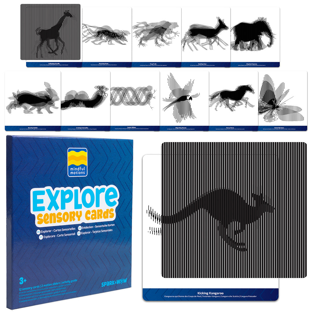 Mindful Motions Sensory Cards - Explore
