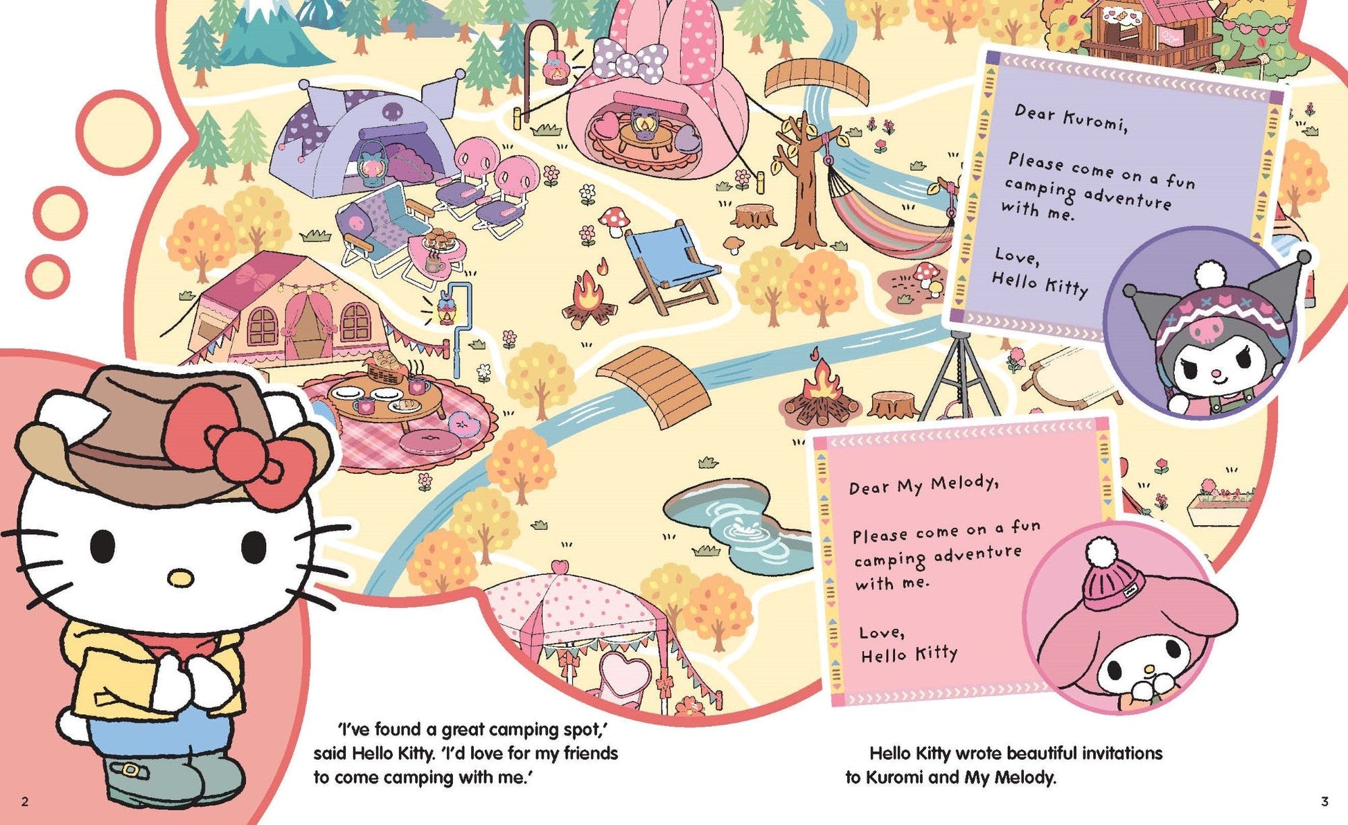 Hello Kitty and Friends - Collect-Me Book - Camping Surprise — inside page 2