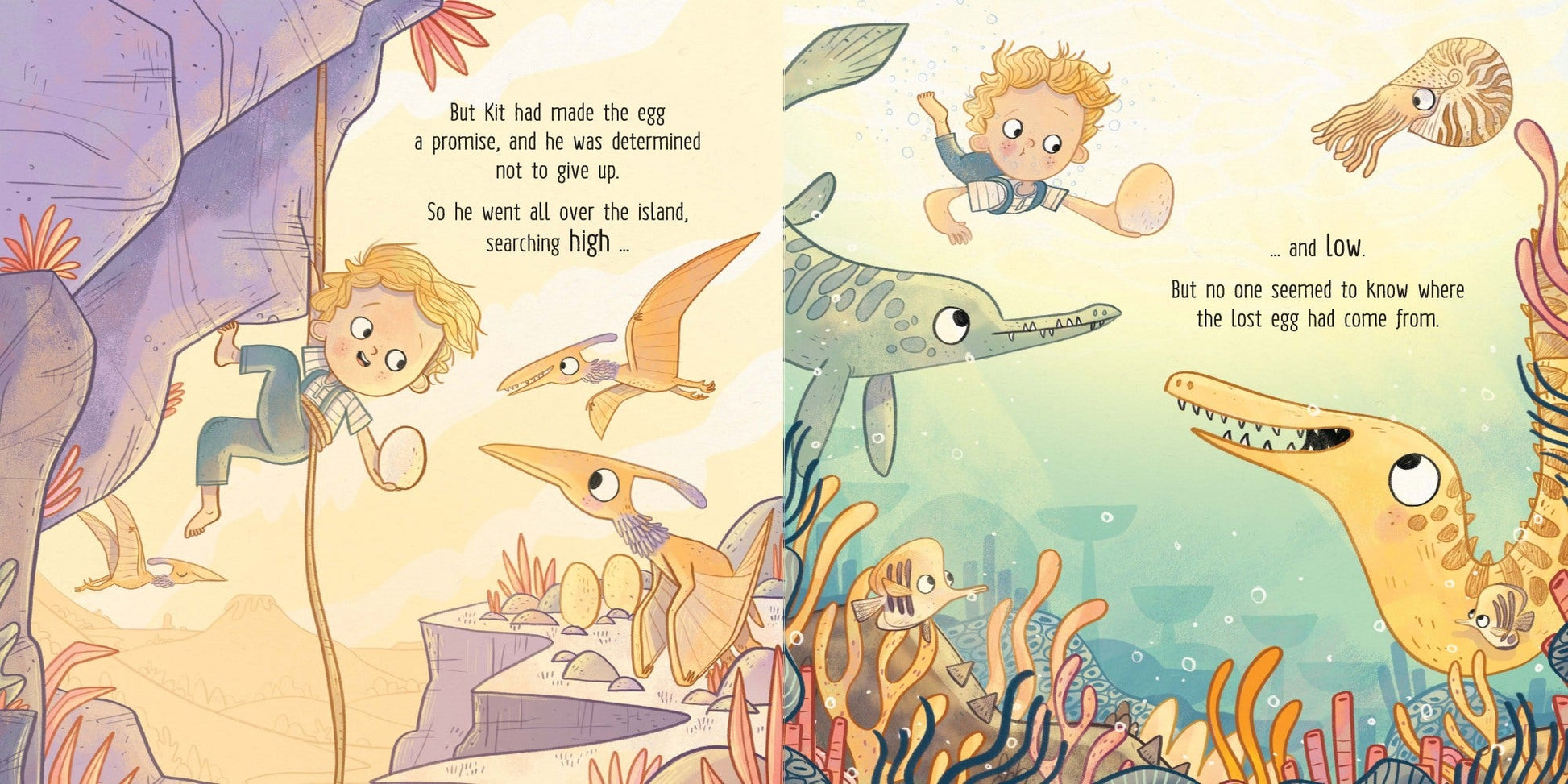 The Lost Dino Egg - Picture Book — inside page 4