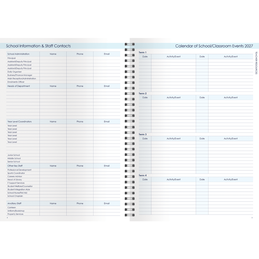Primary Weekly Planner 2027 - A4, Wiro Bound — Createl 2505 — image 6