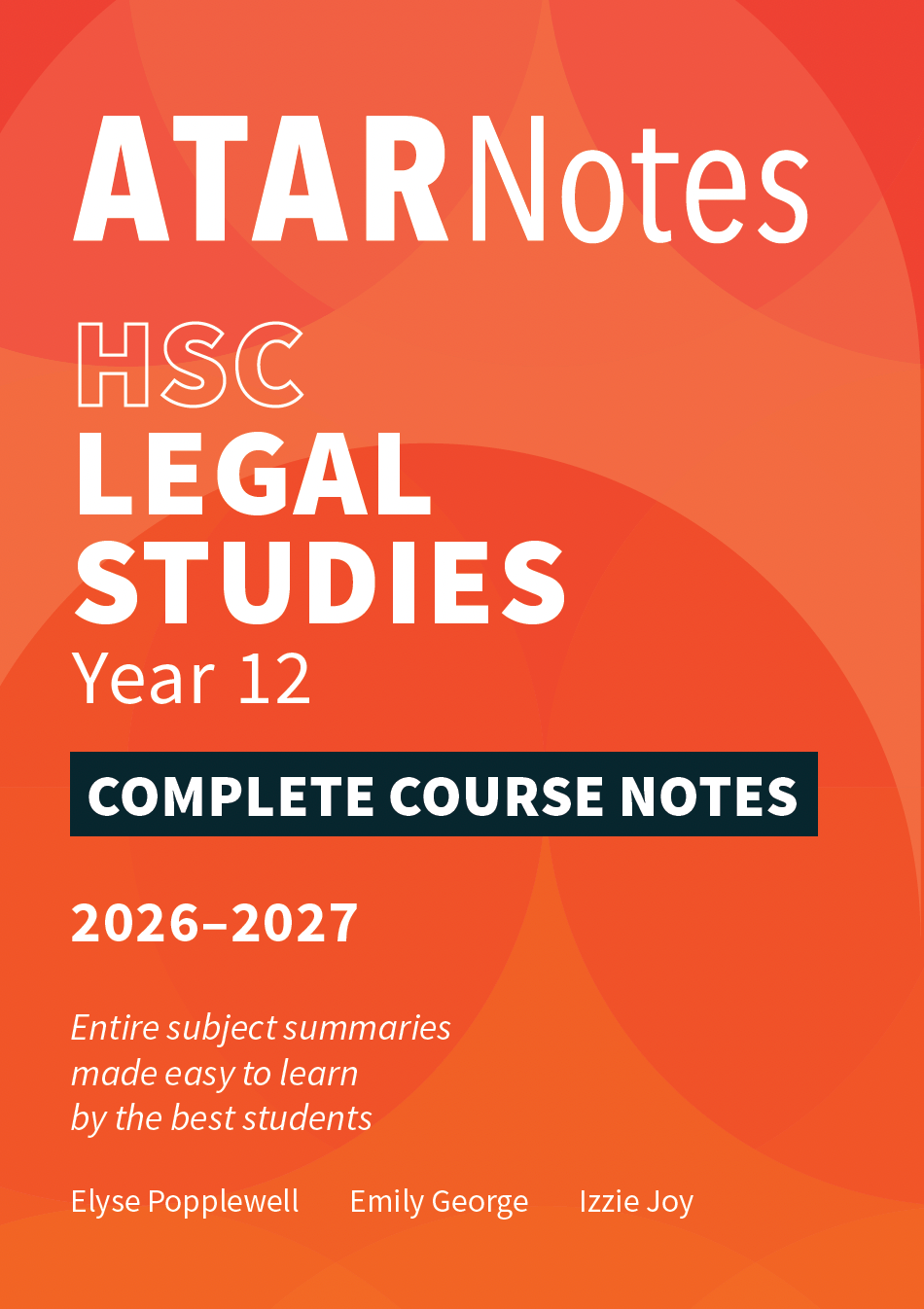 ATAR Notes HSC Year 12 Legal Studies Complete Course Notes (2026-2027)
