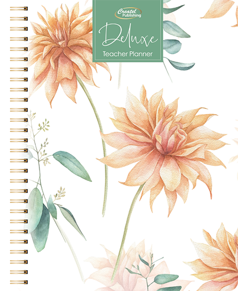 Deluxe Secondary 6-Period Weekly Planner 2027 - Serenity - A4, Wiro Bound — Createl 2523L — image 1