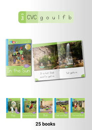 PLD Decodable Reading Books (Set 3 – CVC g o u l f b)