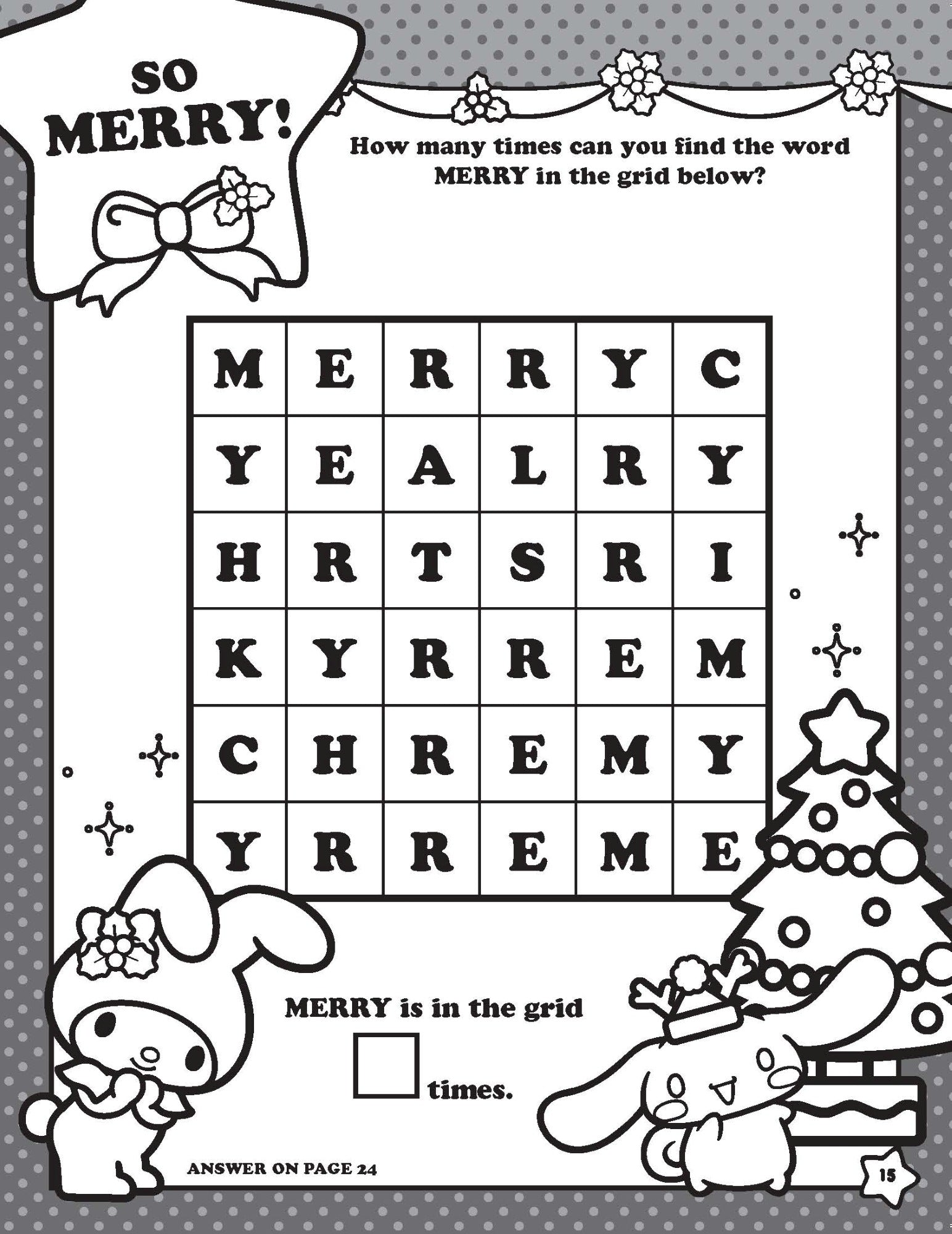 Hello Kitty and Friends - Activity Kit - Christmas — inside page 2