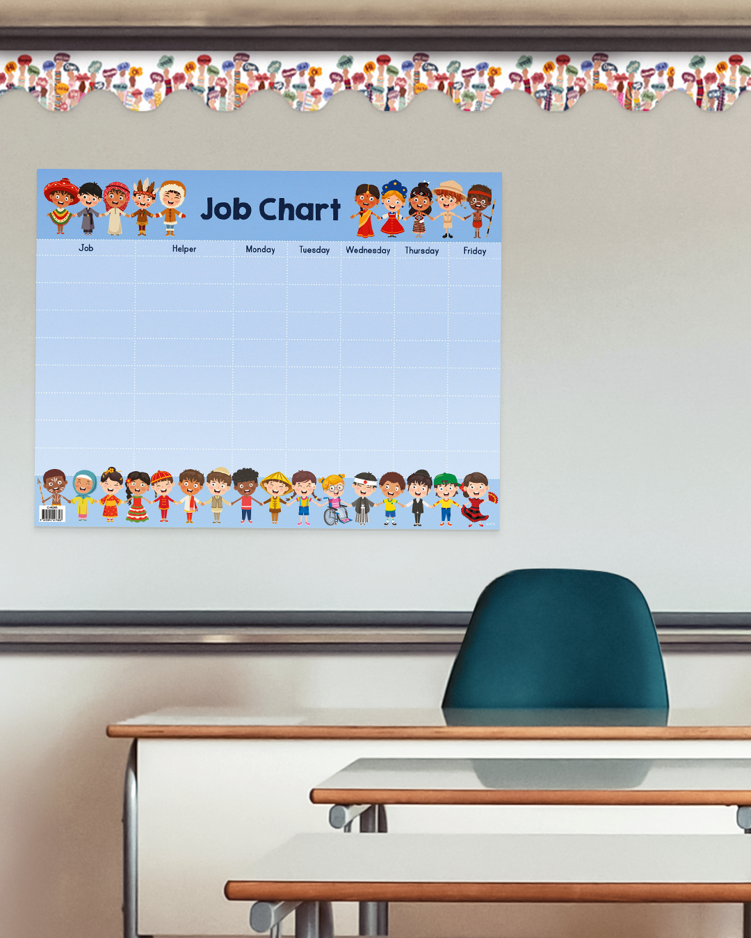 World of Work (Multicultural Kids) - Jobs & Rewards Incentive Chart